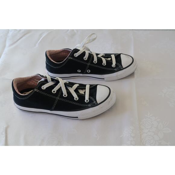 Converse All Star Low Black Pink Gingham Lining Women’s Size 4 / Men’s 3.5 - Picture 1 of 7
